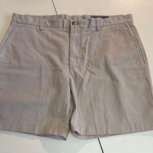 Vineyard Vines 35 Men's Light Tan Flat Front Breaker Shorts